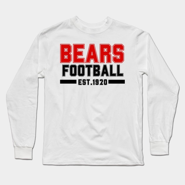 Bearsss Football Est.1920 Long Sleeve T-Shirt by PrettyMerch